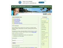 Tablet Screenshot of jamaicanewsletterservice.com